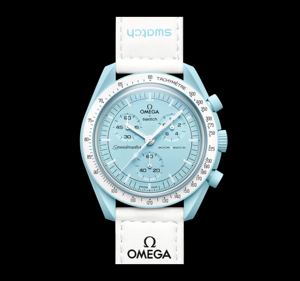 Reloj de Luna Swatch x Omega Biocerámico Misión a URANO